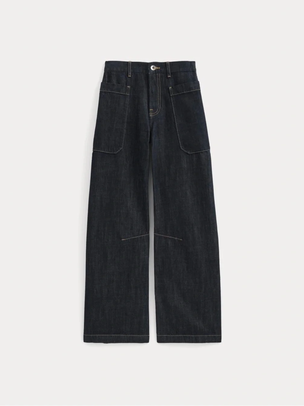 Everlane Dark Wash Wide-Leg Flare Jeans
